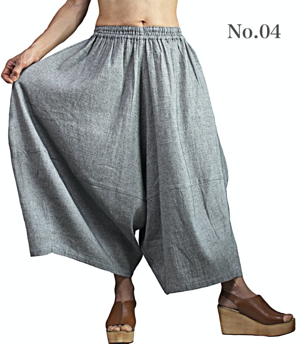 柔らかコットンワイドパンツ（PFS-060）