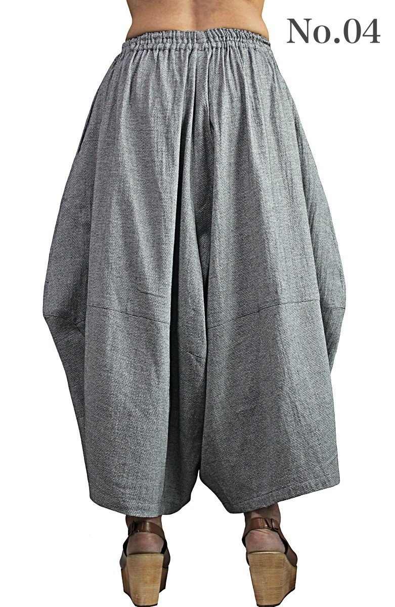 柔らかコットンワイドパンツ（PFS-060）