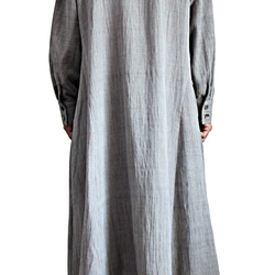 Jomtong 手工編織棉質天然植物染色簡約連衣裙 (DNN-104-03) 第7張的照片