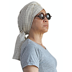 柔軟棉質頭巾帽 (CFS-003-02) 第1張的照片