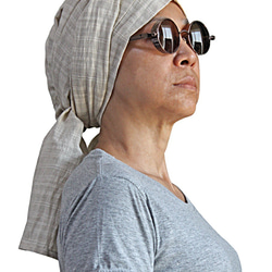 柔軟棉質頭巾帽 (CFS-003-02) 第2張的照片