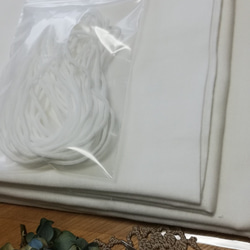 マスクゴム　１０ｍ300円　丸2.5ｍｍ程度　オフホワイト　E タイプ 3枚目の画像