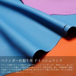ネコ ミニ ラウンドファスナー 財布 色：ドイツシュリンク（グレー）×猫 ピンク（目がブラック） 5枚目の画像