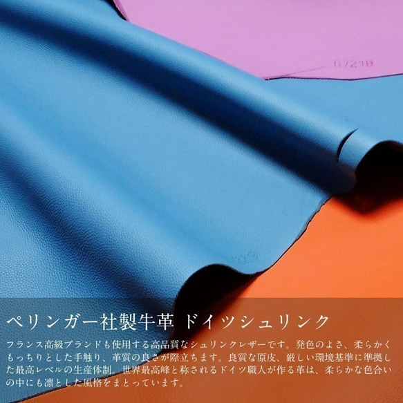 ネコ ミニ ラウンドファスナー 財布 色：ドイツシュリンク（グレー）×猫 ピンク（目がブラック） 5枚目の画像