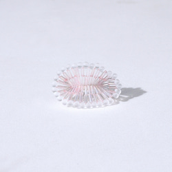 【受注生産】No.12 coral ring ( mist × pink ) 1枚目の画像