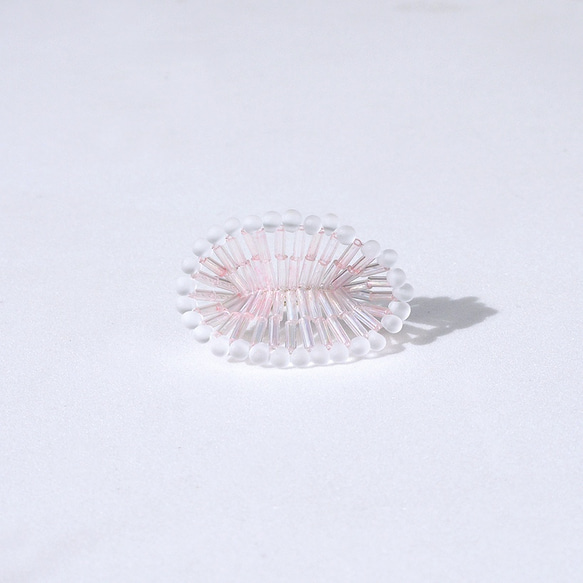 【受注生産】No.12 coral ring ( mist × pink ) 1枚目の画像