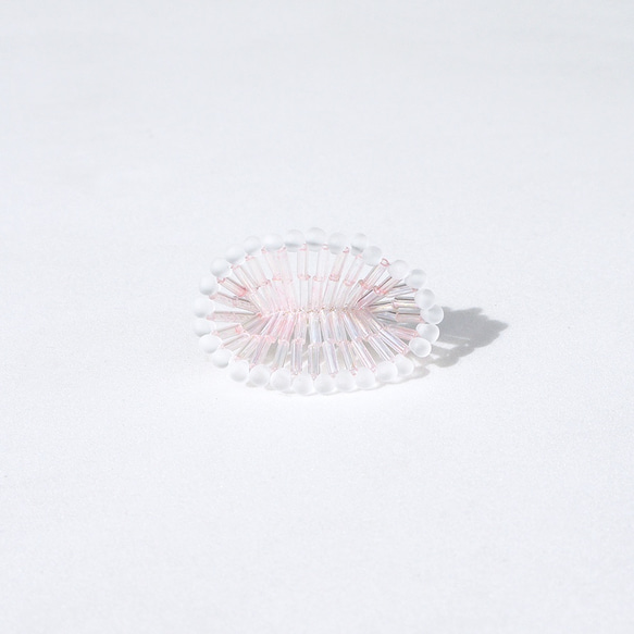 【受注生産】No.12 coral ring ( mist × pink ) 3枚目の画像