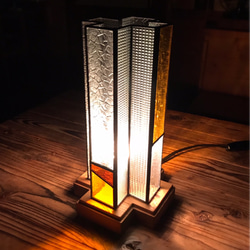 十字型ランプ  ステンドグラス 3枚目の画像