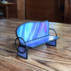 ガラスのベンチ  ステンドグラス 1枚目の画像