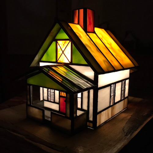 大人気作家 Mellowglass ガラスのお家と階段のあるステージ 大人気作家