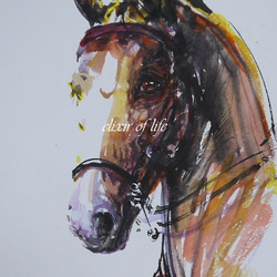 トウマページ　水彩画 Slaveika Aladjova によるカラフルなサイの水彩画プリント、アート