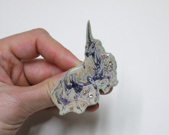 一角獣(6cm×5cm) 2枚目の画像