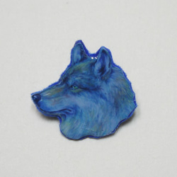 A Blue Wolf(3cm×2,5cm) 1枚目の画像