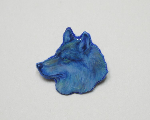 A Blue Wolf(3cm×2,5cm) 1枚目の画像