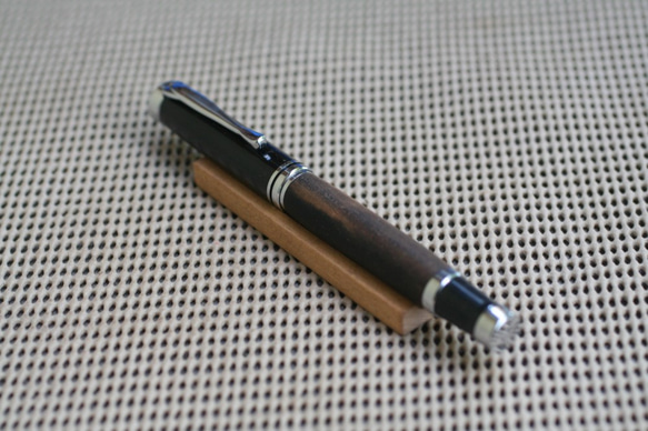 黒柿　富山県産　国産最高級材　オックスフォードモデル　一品物　固定式ボールペン　ジェットストリーム芯 3枚目の画像