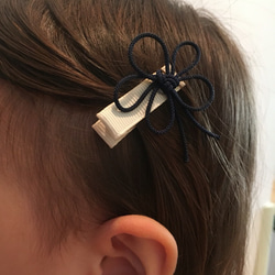 梅むすびヘアクリップ＊2つセット＊ベビー&子ども向け 3枚目の画像