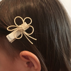 梅むすびヘアクリップ＊2つセット＊ベビー&子ども向け 4枚目の画像