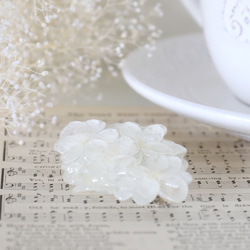 瓦萊塔雨和繡球花（白色）S＃366 第2張的照片