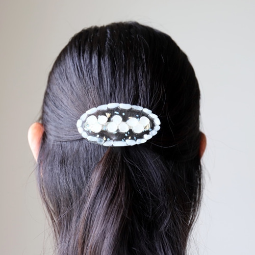 flow on the water（ヘアゴム）-アイオライト- #546 ヘアゴム