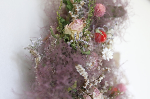 スモークツリーと小花のハーフリース #738 3枚目の画像
