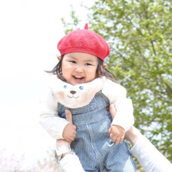 【S・M】ベレー帽 オーガニックコットン【baby & kids】 15枚目の画像