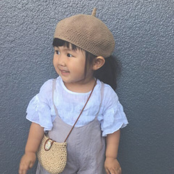 【L・XL】ベレー帽 オーガニックコットン【baby & kids】 11枚目の画像