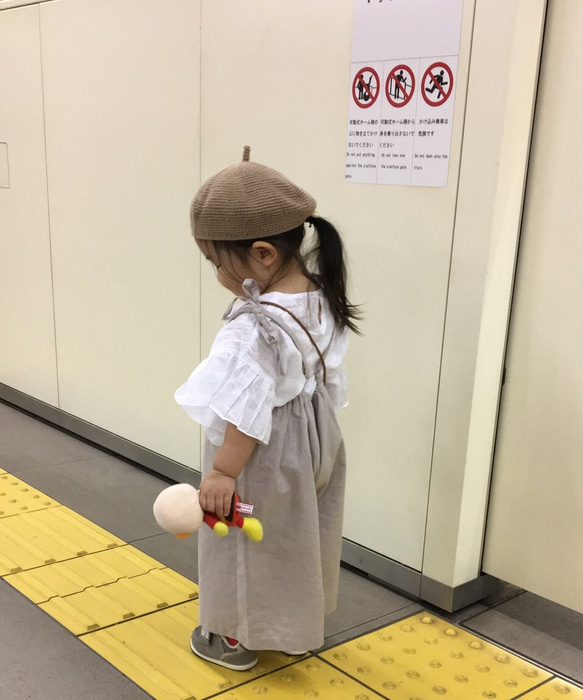 【L・XL】ベレー帽 オーガニックコットン【baby & kids】 16枚目の画像