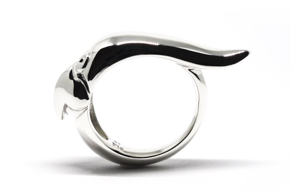 chiieko リング Protrude Ring｜ペリドットルチルクォーツ 1.97ct K10×Pt900