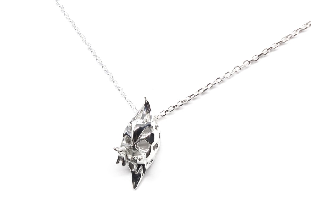 まめオカメインコネックレスSV925【Pio by Parakee】cockatiel necklace