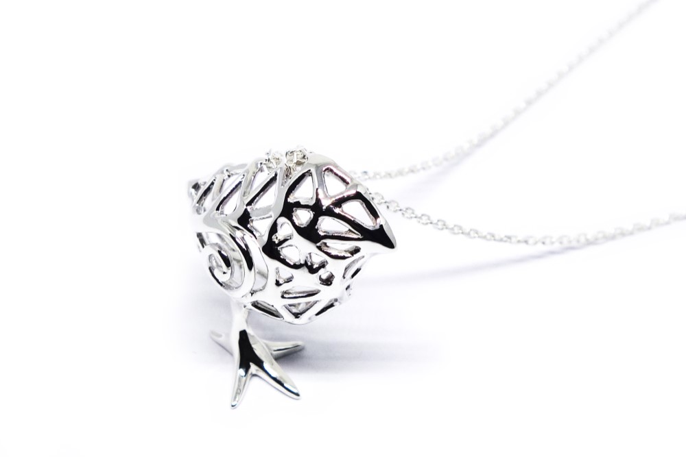 銀のひよこペンダントSV925【Pio by Parakee】silver chick pendant