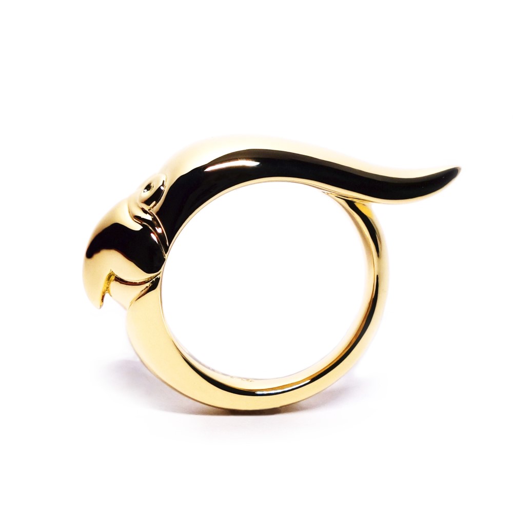 K18☆オカメインコくちばしリング【Pio by Parakee】Cockatiel's beak