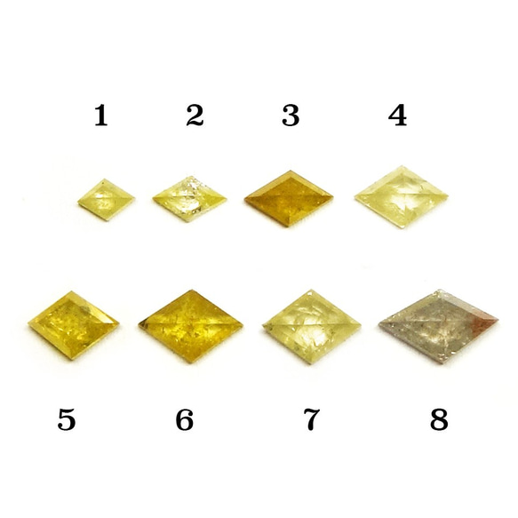 ♢型ダイヤモンドとシルバーのユニセックスコンビリング【Pio by Parakee】rustic diamond 7枚目の画像
