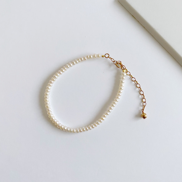 淡水真珠：pearl bracelet 1枚目の画像