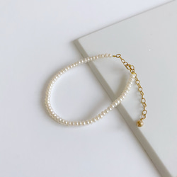 淡水真珠：pearl bracelet 2枚目の画像