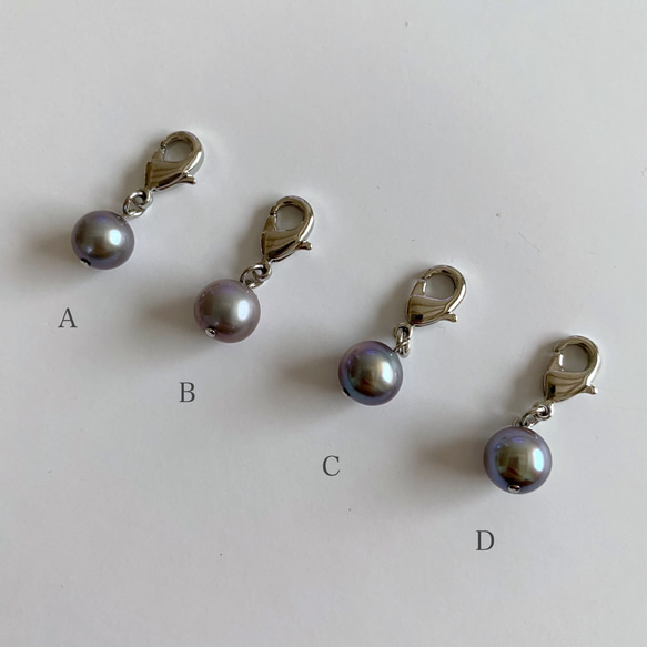 淡水真珠：pearl mask charm 2枚目の画像