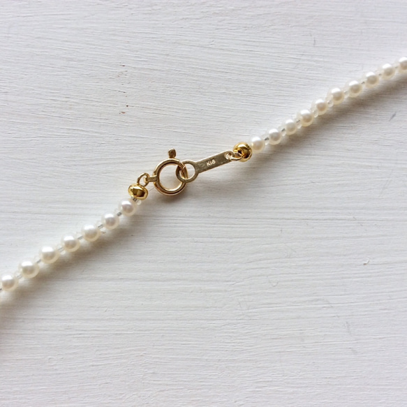 淡水真珠：baby pearl necklace 3枚目の画像