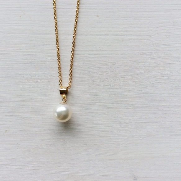 あこや真珠：pearl necklace[K14GF] 3枚目の画像