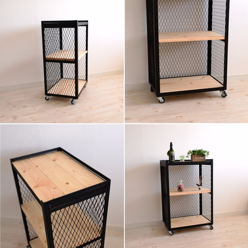 【ヴィンテージ】ウッド×メタルシェルフ　インダストリアル imgrc0097324299.jpg