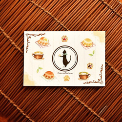 猫のクリームパンカフェ ポストカード5枚セット【個別発送】 5枚目の画像