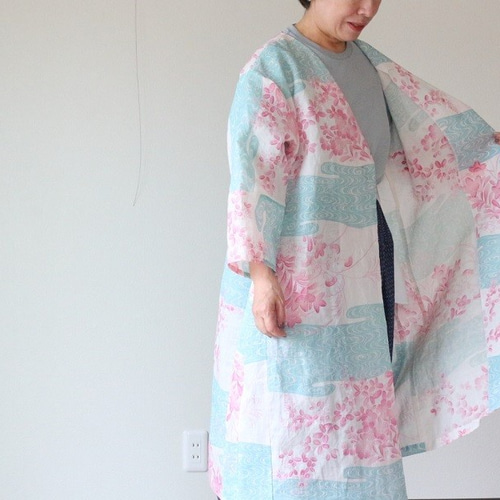 はなうた　着物リメイク　スプリングコート はなうた様専用 着物リメイク スプリングコート