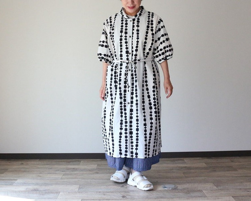 着物リメイク フレアワンピース ワンピース komomo 通販