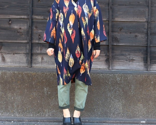 着物リメイク 手作り ハンドメイド チュニック5 大きいサイズ big 花壱木綿(はないちもめん) Loose tunic with tucked front] Perfect for everyday wear - YouTube