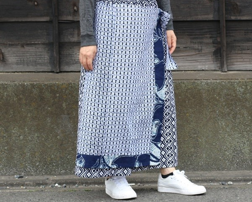 新品反物★着物リメイク 浴衣リメイク ショートチュニック パンツ　サラッと生地 ☆着物リメイク 浴衣リメイク ショートチュニック パンツセット