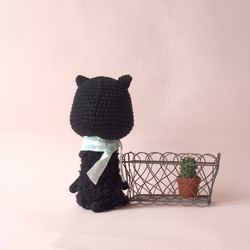クロさん【黒猫のあみぐるみ】 3枚目の画像