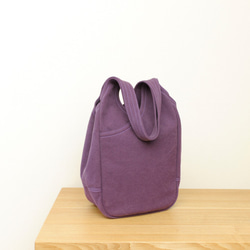 drop (M) / purple 【訂製】 帆布包 第4張的照片