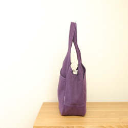 drop (M) / purple 【訂製】 帆布包 第3張的照片