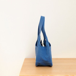 水滴狀 (S) / 藍色 【接單製作】 帆布包 第3張的照片