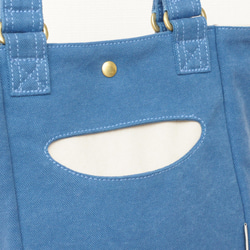mouse / blue 【訂製】 帆布包 第4張的照片