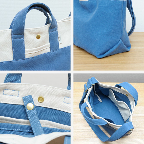 muffin / blue 【訂製】 帆布包 第4張的照片