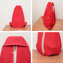 Berry / 紅色 [接單製作] Trocco帆布包 第4張的照片